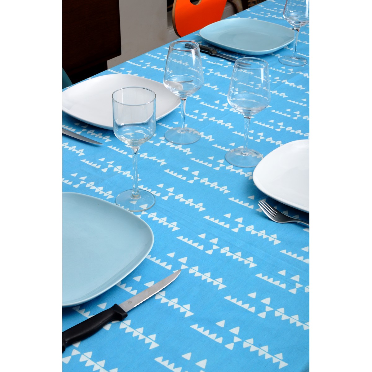 Nappe Motif Bois : Nappe carr?e PARADISE motif ALLOVER par Baobab Nappe Motif Bois : Nappe carr?e PARADISE motif ALLOVER par Baobab