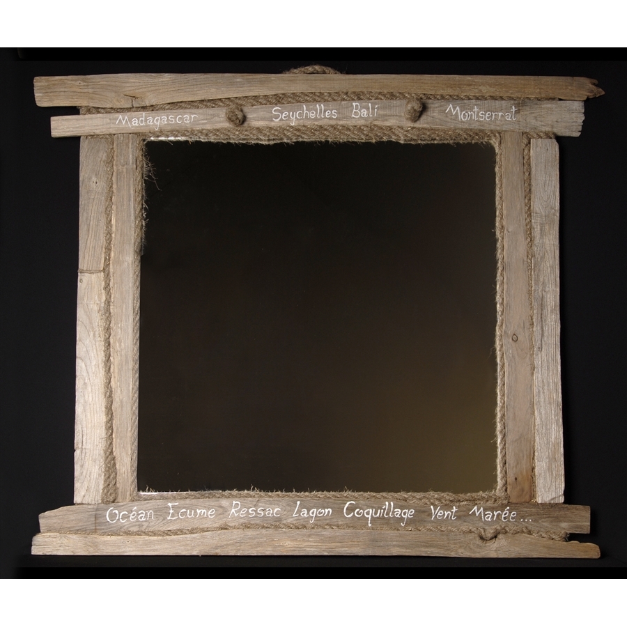 Miroir Bois Flotte Fabrication : Suspension cordage multiposition REP 315,00 ? Miroir Bois Flotte Fabrication : Suspension cordage multiposition REP 315,00 ?