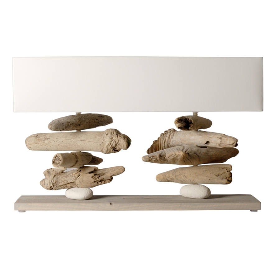 Lampe Bois Flotte Maison : Grande lampe ? poser en bois flott? Nao blanc 670,00 ? Lampe Bois Flotte Maison : Grande lampe ? poser en bois flott? Nao blanc 670,00 ?