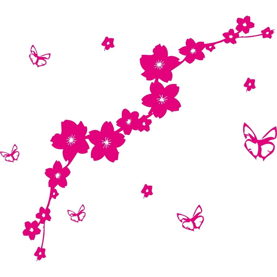 Stickers enfant fleurs