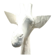Objet de décoration - Girafe en bois ZERAFA 1m90 - Objet de décoration - Girafe en bois ZERAFA 1m90 -