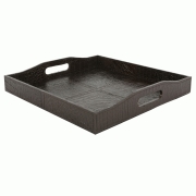 Plateau déco - Plateau en cuir PALEA Marron - Cuir Plateau déco - Plateau en cuir PALEA Marron - Cuir