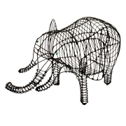 Objet de décoration - Elephant métallique MADINI n Objet de décoration - Elephant métallique MADINI n